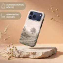 Heuvellandschap - Bomen - Natuur - Groen Toughcase MagSafe Apple iPhone 17 Pro Max klein -USP_RandenV_NL