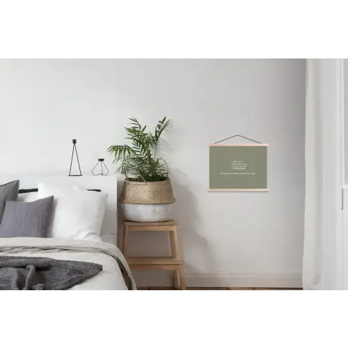 Quotes - Ma - Spreuken - Mama's recept - Koken textielposter latten blank klein -woonkamer