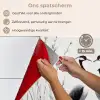 Kraanvogels - Gras - Hartvorm - Zwart keuken achterwand spatscherm klein -spatscherm_NL