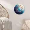 Zee - Vissen - Kleurrijk - Dynamisch Wandcirkel kunststof plaat 5mm dik klein -sfeer5