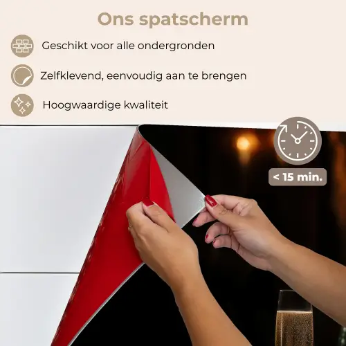 Prosecco - Bubbels - Sfeervol - Drank keuken achterwand spatscherm klein -spatscherm_NL