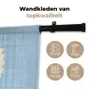 Aardbeien - Lijst - Rood - Geruit Wandkleed katoen klein -sfeer2