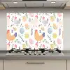 Patroon - Kip - Paaseieren keuken achterwand spatscherm klein -3d_website