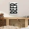 Bier - Japandi - Decoratie - Zwart plexiglas 5mm klein -sfeer4