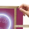 I liked it so it's mine - Neon hart - Roze Light Box met batterij (Wandlamp) middel -USP_websiteprintNL