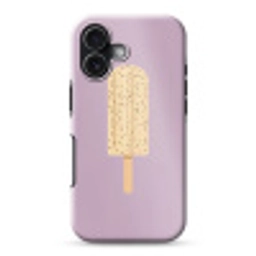 Beige - Ijsje - Spikkels Toughcase MagSafe Apple iPhone 17 klein -3d