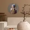 Klassiek - Humor - Kleurrijk Wandcirkel kunststof plaat 5mm dik klein -sfeer1