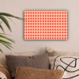 Patroon - Sterren - Rood canvas 2cm klein 34 -sfeer1