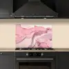 Goud - Marmer - Roze keuken achterwand spatscherm klein -sfeer1
