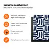 Abstract - Modern - Blauw Inductie beschermer vinyl 3mm klein 276 -zzzzzzz-td-ups