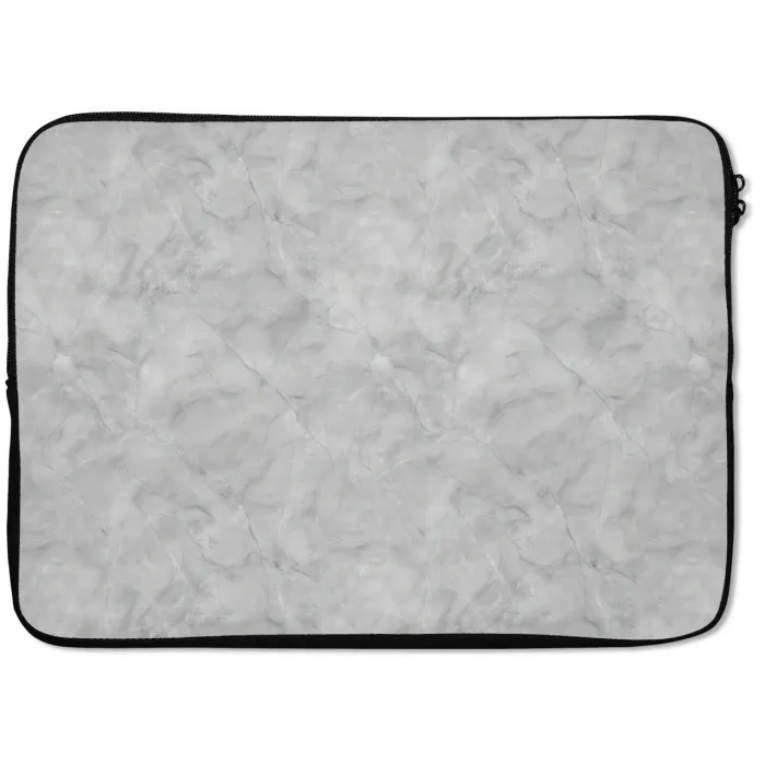 Grijs - Marmer - Mat laptophoes neopreen klein 279 -zkaufland3dotto