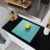Ballon - Geel - Smiley Inductie beschemer met haakjes middel -sfeer1
