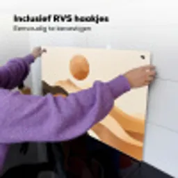 Zon - Heuvels - Boom - Abstract Inductie beschemer met haakjes klein -ky-ophangen-nl