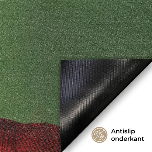 Vrouw - Groen - Bril - Aesthetic - Modern Deurmat klein -antislip_NL