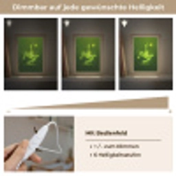 Voetbal - Groen - Omhaal Light Box met kabel klein -USP_dimbaarDE