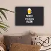 Spreuken - Proost op de beste vader - Quotes - Papa canvas 2cm klein -sfeer1