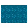 Vogels - Blauw -  Levendig Placemat vinyl groot 368 -zzsfeer1_Kitchenyeah-website