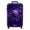 Paars monster in de sterrenhemel NBS - Handbagage koffer - Kinderen Unisex middel -productfoto_recht