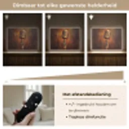 Microfoon - Bruin - Klassiek Light Box met batterij (Wandlamp) middel -USP_dimbaarNL