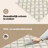 Grafisch - Patroon - Grijs Inductie beschemer met haakjes klein 777 -ky-schoon-nl