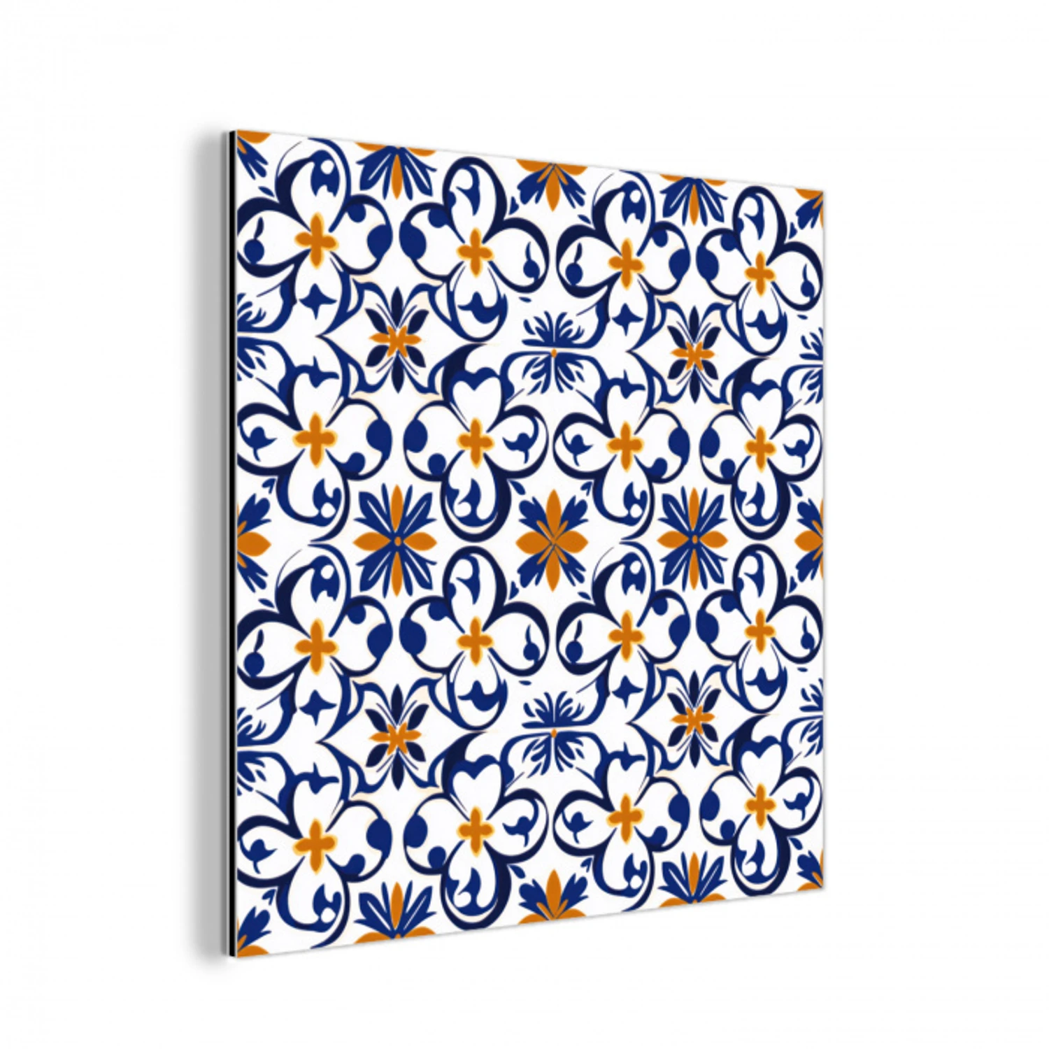 Patroon - Modern - Kleurrijk aluminium wit klein 46 -3d