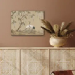 Kraanvogels - Water - Beige PET vilt klein -sfeer4