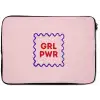 Grl pwr - Roze - Kader laptophoes neopreen klein -zkaufland3dotto
