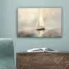 Zeilschip - Zee - Bewolkt canvas 2cm klein -sfeer4