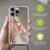 Bloemen - Stelen - Roze - Schaduw Hoesje iPhone 16 Pro Max met koord klein -sfeer2_NL