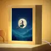 Heks - Volle maan - Sterrenhemel Light Box met kabel klein -zzzz_3d_website