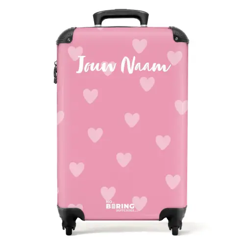 Hartjesritme NBS - Handbagage koffer - Kinderen Unisex middel -productfoto_recht