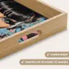 Kauwgom - Vrouw - Penseelstreken - Modern Dienblad Rechthoek middel -USP_HandgreepNL