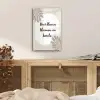 Bloemen - Quote - Zomer - Beige plexiglas 5mm klein -sfeer4