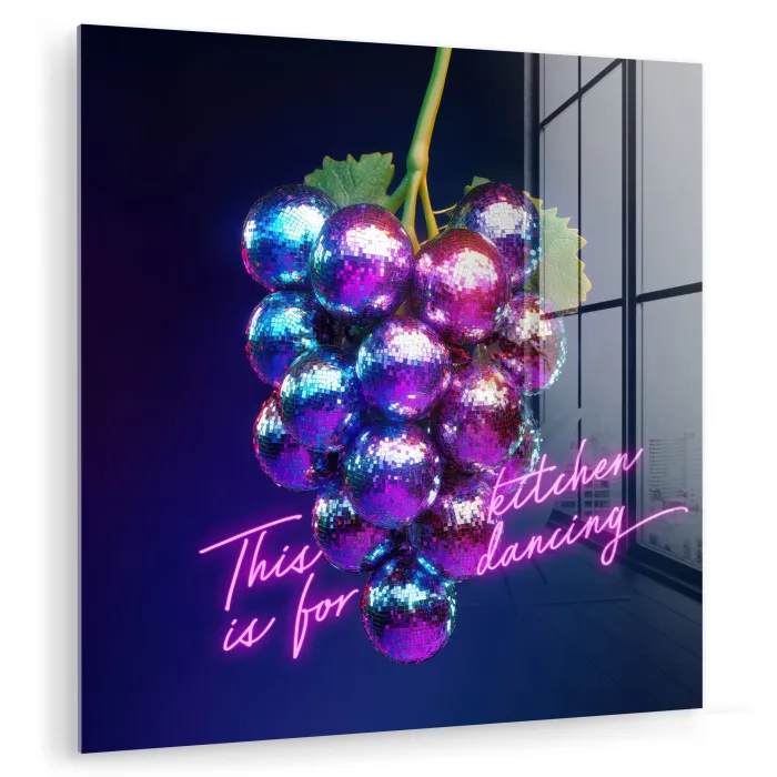 Quote - Neon - Disco - Druiven plexiglas 5mm klein -zzzproduct_nieuw