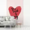 Hart - Rood - Valentijn fotobehang vinyl groot -woonkamer