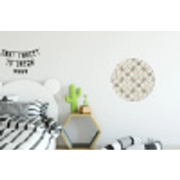 Antiek - Tegel - Beige Wandcirkel aluminium klein 190 -kinderkamer