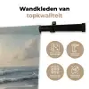 Strand - Zee - Zonsondergang Wandkleed katoen klein -sfeer2