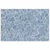 Abstract - Blauw - Bladeren poster papier klein -3d