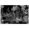 Jungle - Bomen - Bladeren - Tropical tuinposter los doek klein -3d