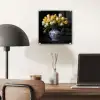 Geel - Tulpen - Vaas - Bloemen plexiglas 5mm klein -sfeer6
