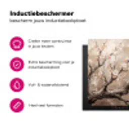 Bloesem - Takken - Schilderij - Beige - Serene Inductie beschermer vinyl 3mm klein -wsfeer2_website
