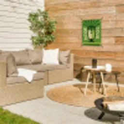 Grafisch - Art - Cocktail - Groen tuinposter los doek klein -sfeer4