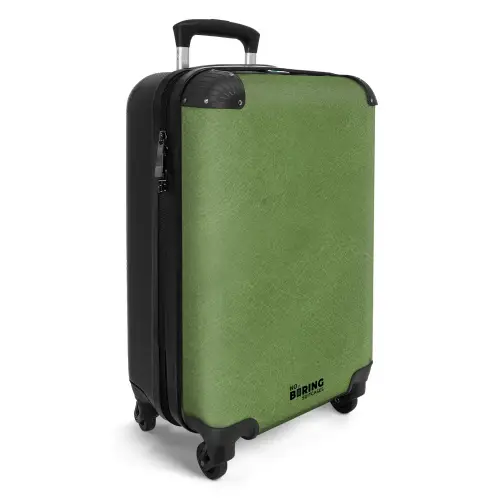 Lederen look mint groen NBS - Handbagage koffer - Volwassenen Unisex middel -productfoto_3d
