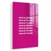 Focus on the good - Roze - wit plexiglas 5mm klein -zzzproduct_nieuw