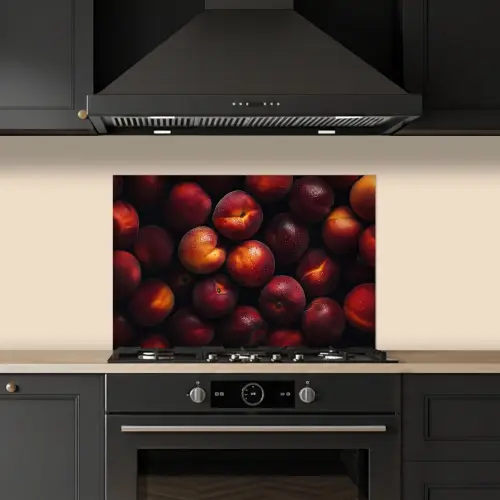 Fruit - Close up - Nectarines keuken achterwand spatscherm klein -sfeer1