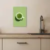 Minimalistisch - Kopjes - Matcha -Groen KitchenYeah - Keuken - Canvas klein -sfeer2