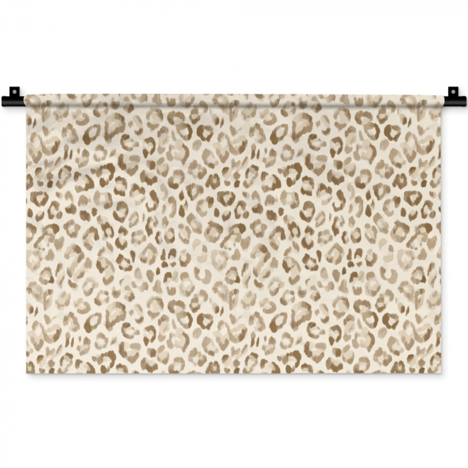 Luipaard - Klassiek - Beige Wandkleed katoen klein 269 -zz3d