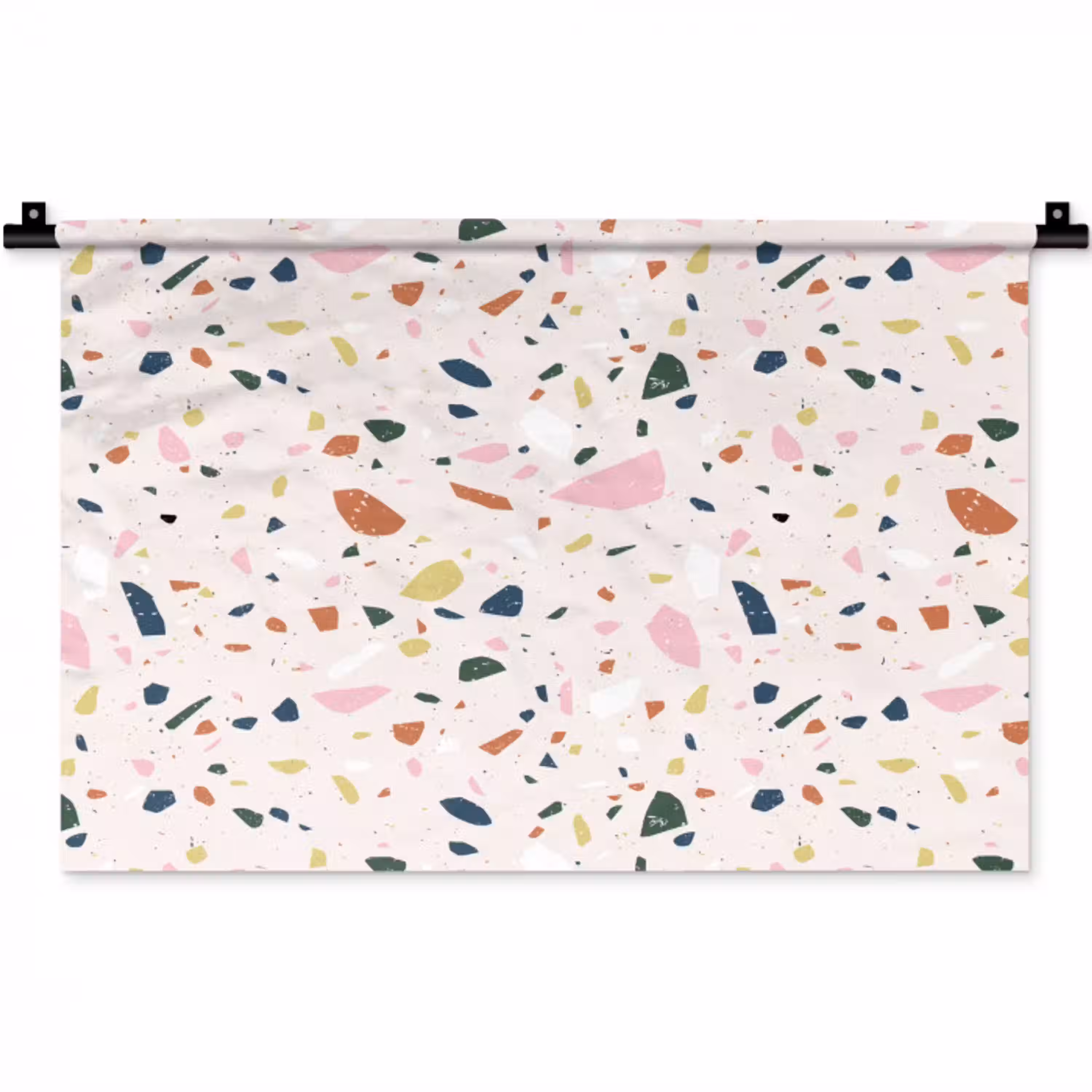 Terrazzo - Patroon - Kleurrijk Wandkleed katoen klein 269 -zz3d