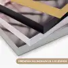 Bloesems - Meeldraden - Geel - Wazig Textielframe zwart klein -USP_kleurenNL