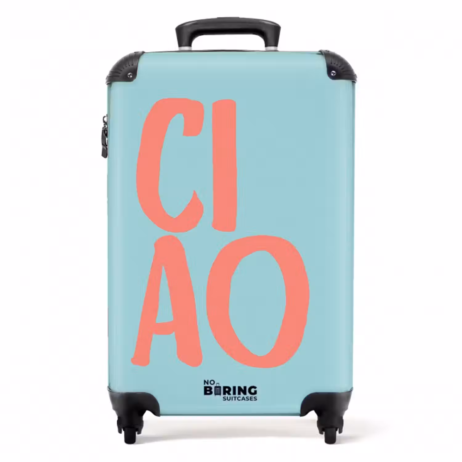 Suitcase - Quotes - Ciao aqua blue